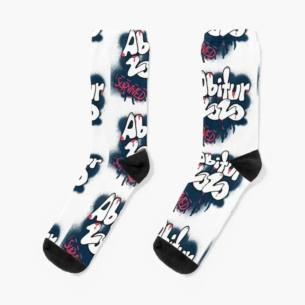 

Abitur 2020 Abishirt Socks cycling hip hop gifts japanese fashion Male Socks Women's