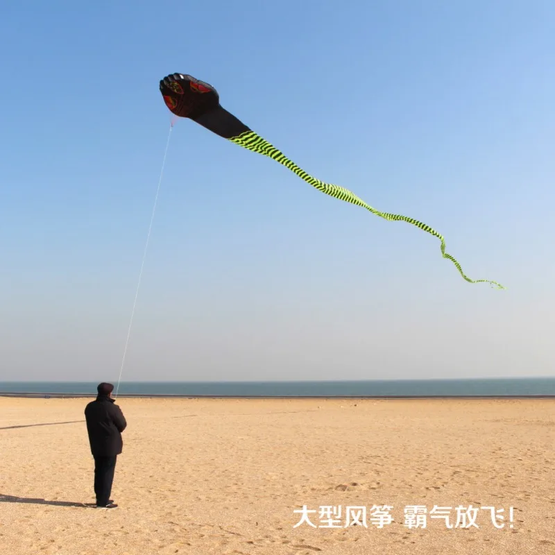 طائرة ورقية بيثون كبيرة الحجم ثلاثية الأبعاد، طائرة ورقية عملاقة جديدة للبالغين، سهلة الطيران #2