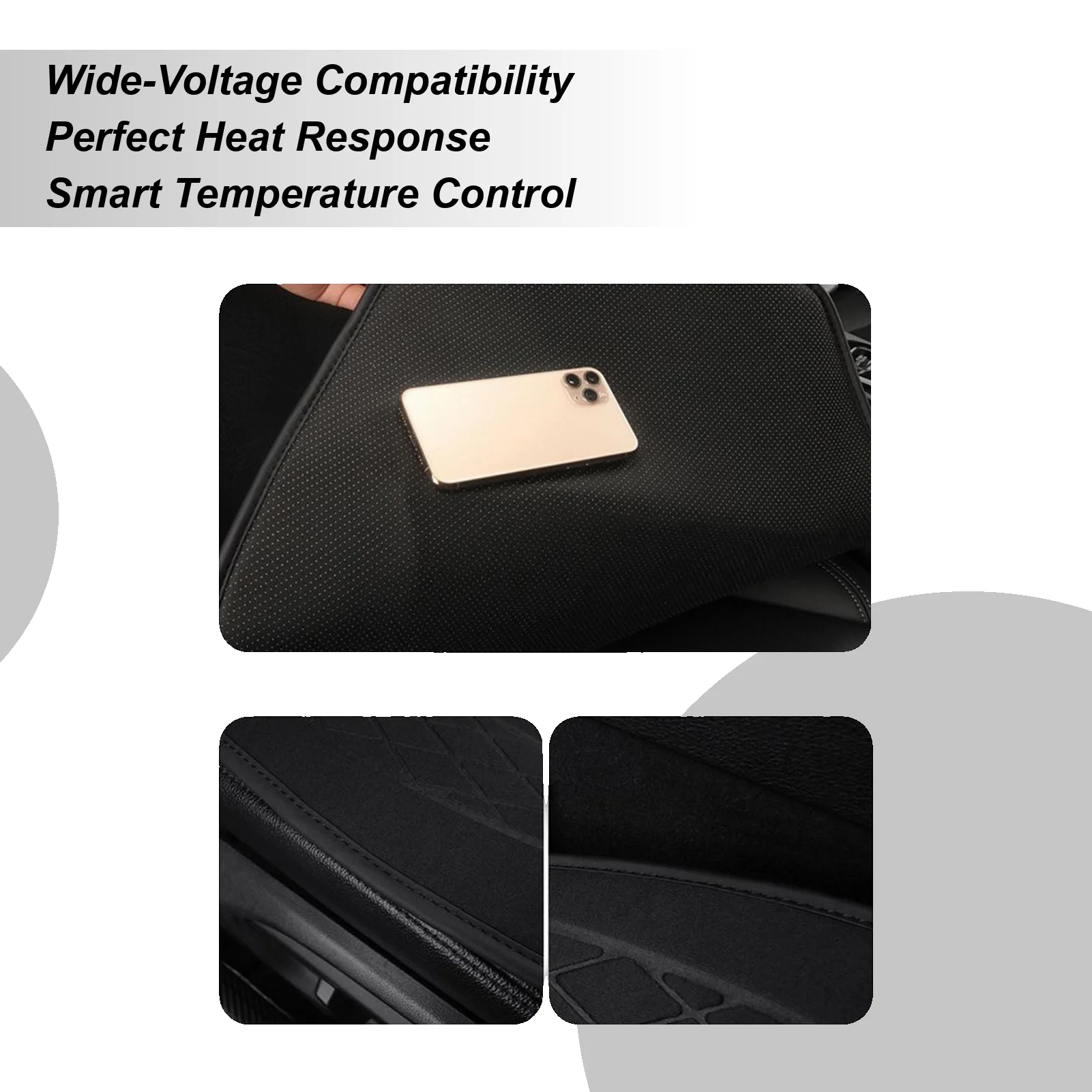 

Car Heated Seat Pad Fast Heating Pad Seat Warmer Automotive Chair Warming Device For SUV Sedan Truck Auto Vehicle