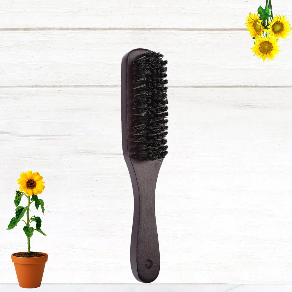 1Pcs Vintage Men Hair Brush Multi-Function Styling Broken Hair Cleaning Brush Portable Gift Choice for Boyfriend Husband Father