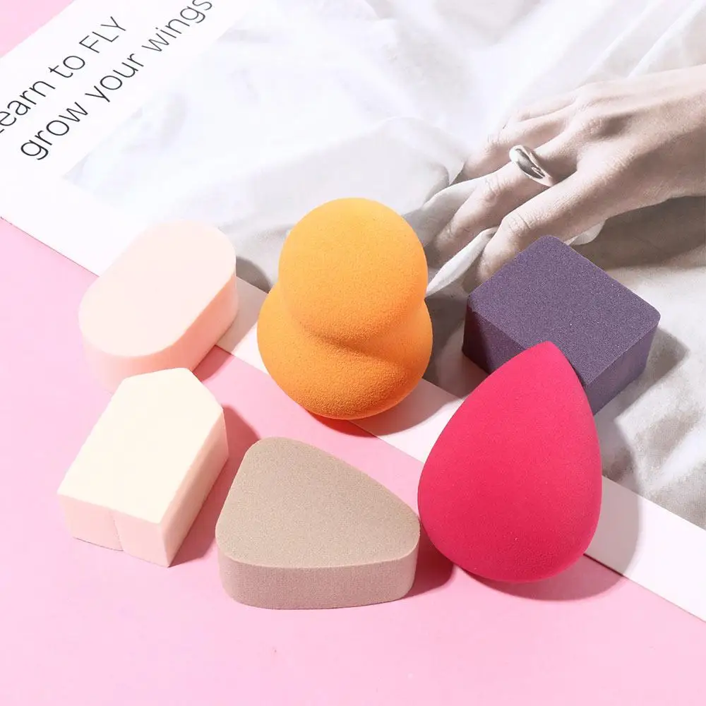 Soft Women Face Contour Smooth Wet and Dry Concealer Dual Use Air Cushion Makeup Sponge Set Powder Puff Makeup Sponge