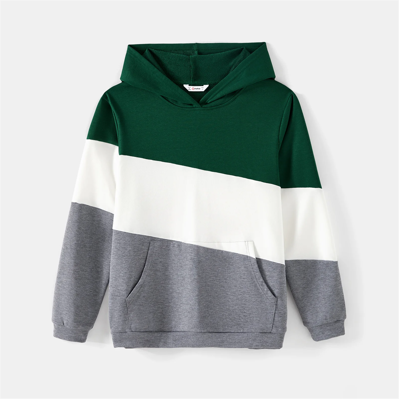 PatPat Family Matching Colorblock Long-sleeve Hoodies