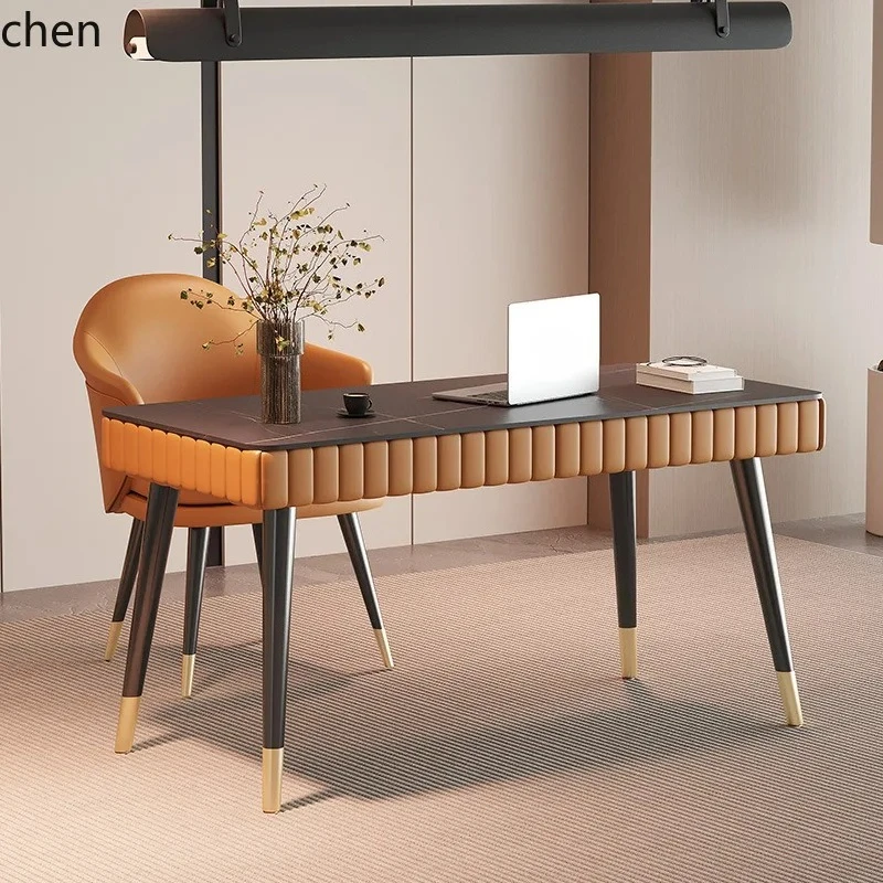 

PYH Modern Simple Light Luxury Premium Sense Table and Chair Set for Bedroom Study Computer Writing Desk