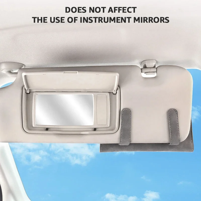 Auto Brillenetui Organizer Lagerung Auto Brillenetui Brillenbox für Auto Sonnenblende Organizer Sonnenbrillen für BMW Brillenetui – Detail 9