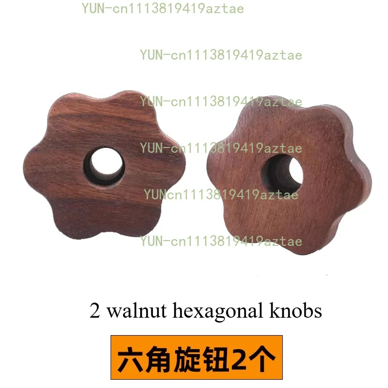 Walnut Steam Switch Knob & Brew Head Anti‑Scalding Ring Mod Accessories