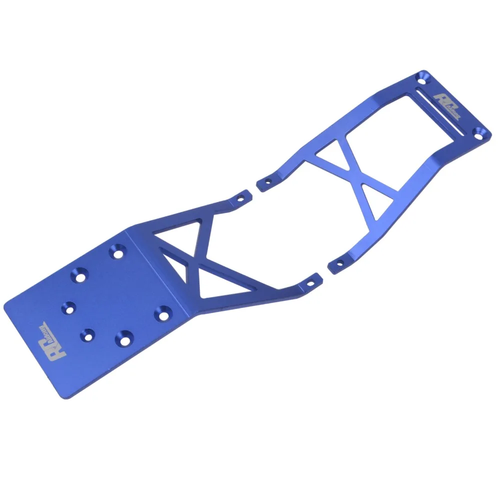 1 jeu de plaques antidérapantes avant et arrière en aluminium, adaptées aux pièces de camion Monster Traxxas 2WD Stampede Skully VXL