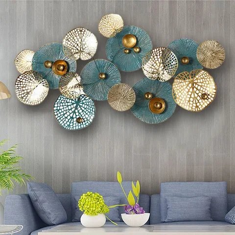 Simple Three-Dimensional Decoration Wall Hanging Nordic Iron Wall Decoration Living Room Sofa Background Wall Decoration Pendant