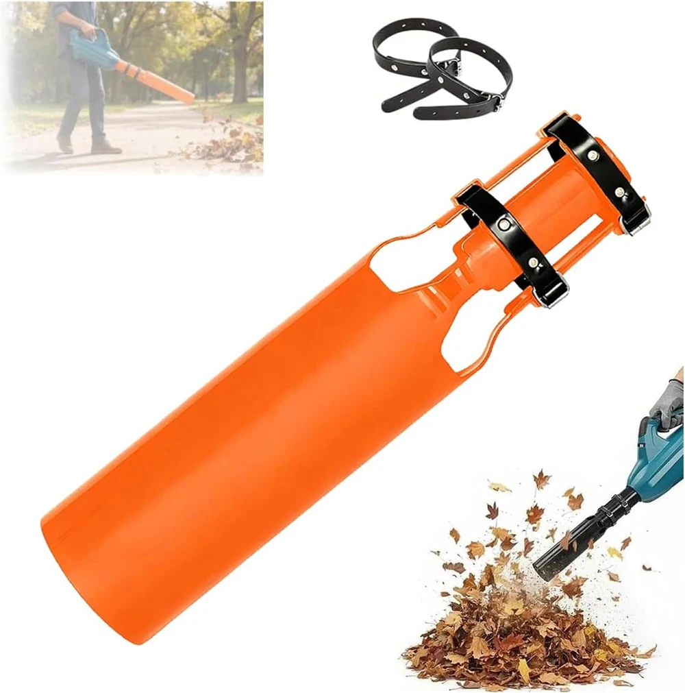 معزز هواء منفاخ أوراق الشجر، وصلة منفاخ أوراق الشجر، نسخة مطورة مرفقة منفاخ إعصار 2x مناسبة للفوهات مقاس 2-4 بوصة