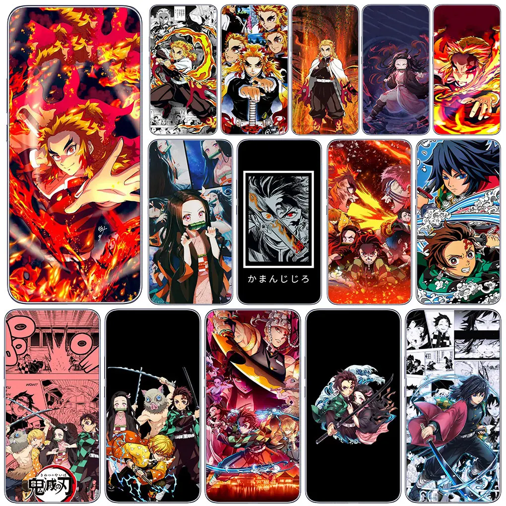 Kyoujurou Demon Slayer Tanjirou Nezuko Phone for Motorola Moto G62 G72 G82 G84 5G G13 G14 G53 G54 Edge 40 neo Pro G23 Cover Case