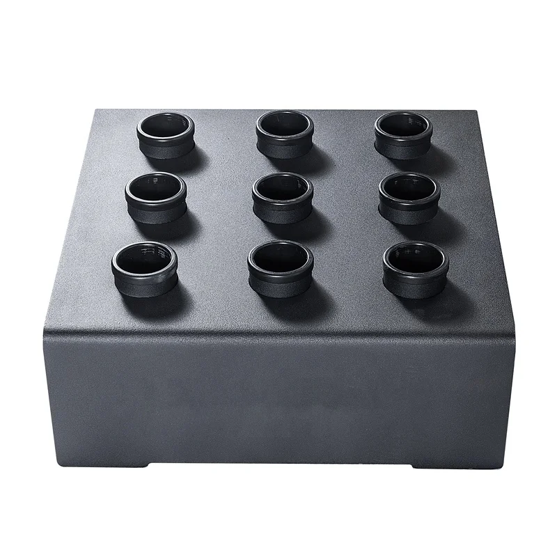 Barbell Bar Holder 9 Bar Vertical Storage Rack Fit 2