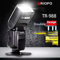 TRIOPO TR-988 TTL HSS High Speed Sync Camera Speedlite Flash for Canon and Nikon 6D 60D 550D 600D D700 D800 Digital SLR Camera