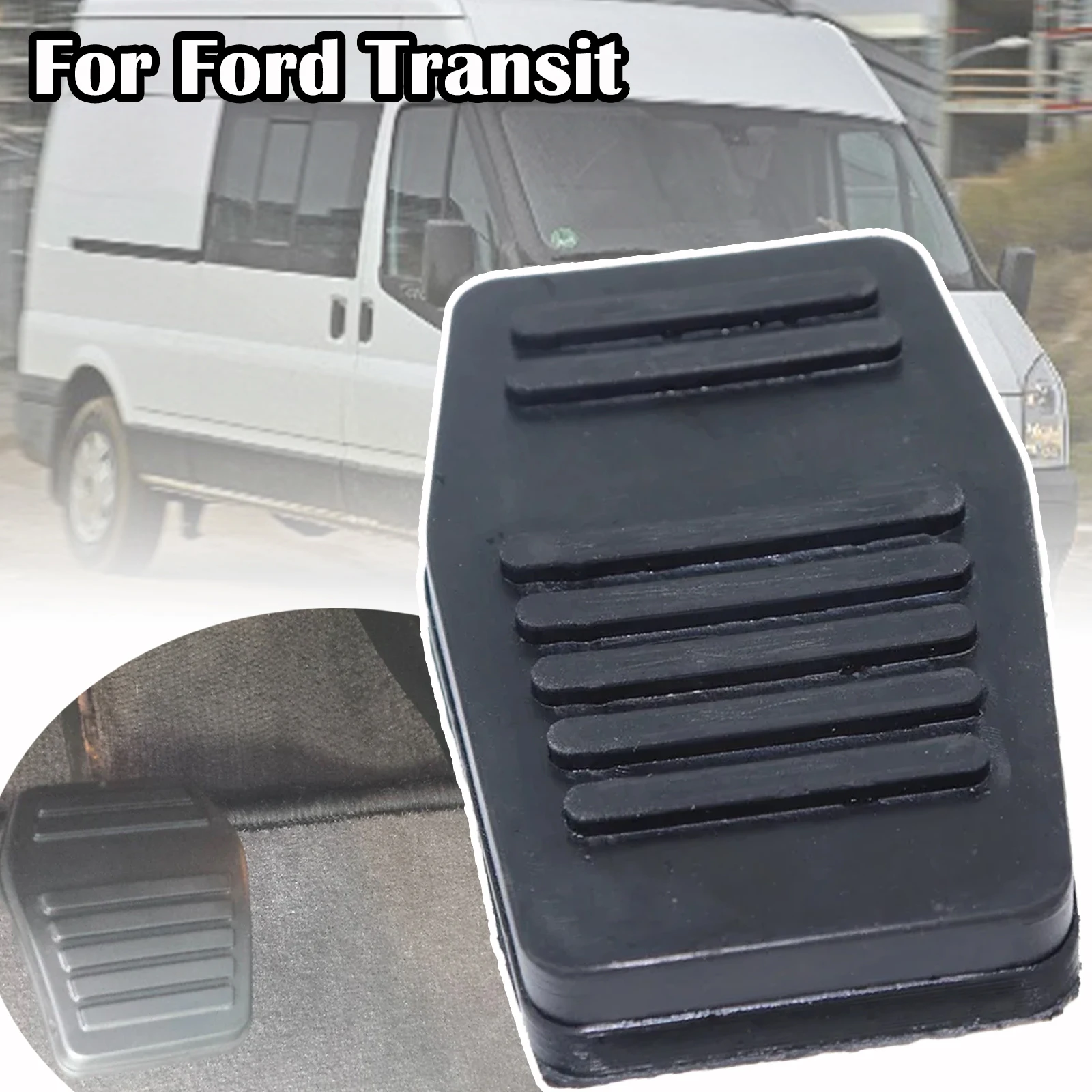 

Rubber Brake Clutch Foot Pedal Pad Cover 6789917 94BB-7A624-AA For Ford Transit MK6 2000 - 2014 Fiesta MK5 Mondeo MK3 Focus 1