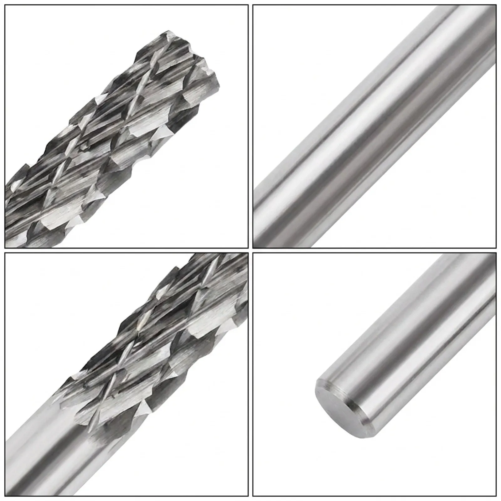10PCS C Type 3mm Shank for carbide Rotary Burr for Metals Marble Jade and More for non Metallic Materials 10PCS