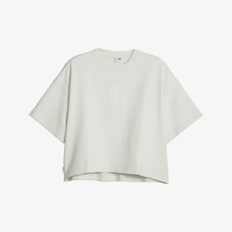 Puma Authentic · Summer New Women's Retro Loose Casual Short sleeved T-shirt 623479-17
