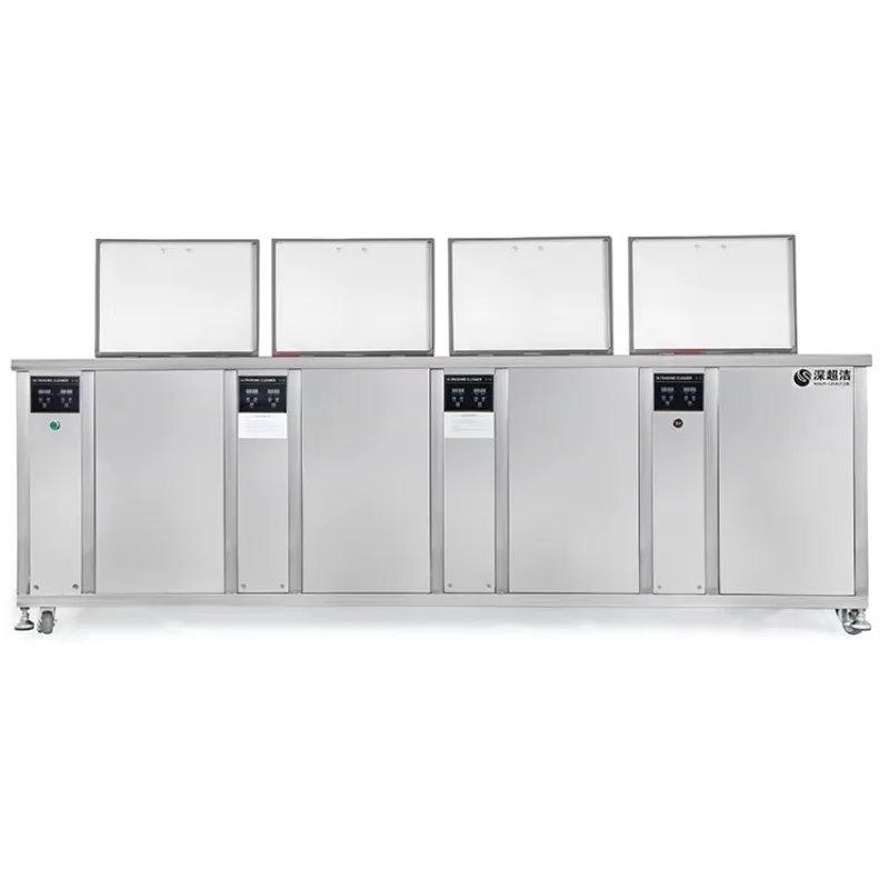 YG Customized 4tanks Multi Tanks Auto Lift PLC Control Oil Ultrasonic Cleaner Machine Professional Digital Heated Pcb Ultrasonic
