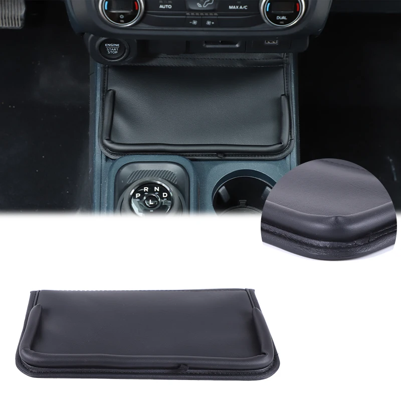 

For Ford Maverick 2022+ Leather Car central gearbox storage compartment cover interior accessories