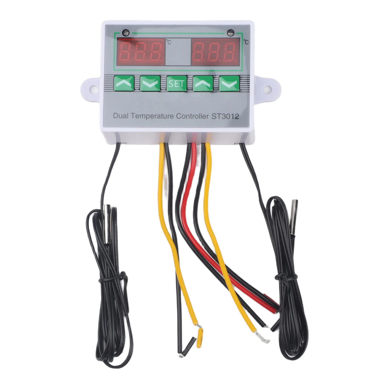 Dual-Zone Controller Digital Thermostat 1 C Control Accuracy Data Storage Capability For Hobbyists For HVAC Systems