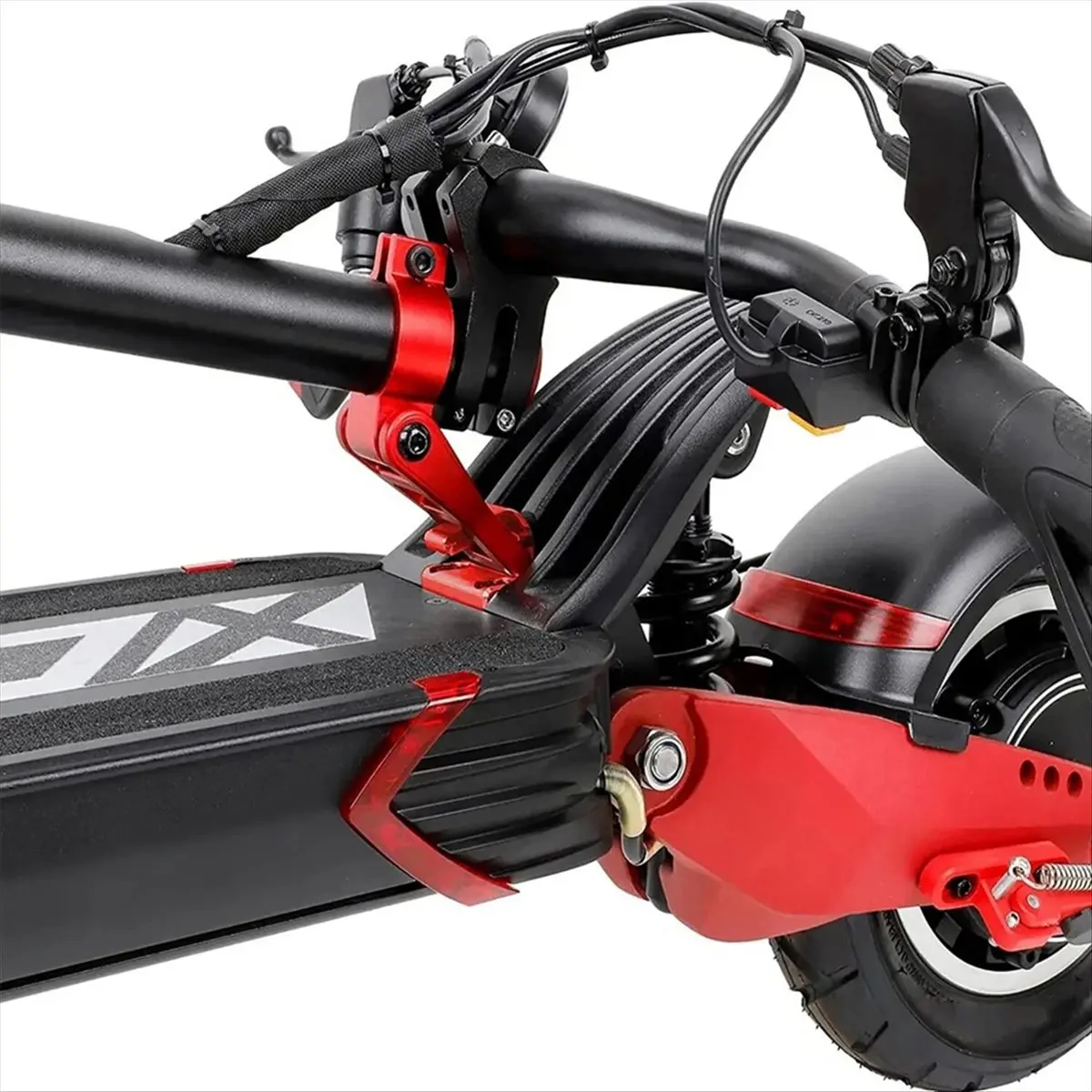 

(ABYM) For Zero 8X 10X Electric Scooter Folding Buckle Kit Vertical Rod & Steering Bar Fixing Hook Scooter Parts