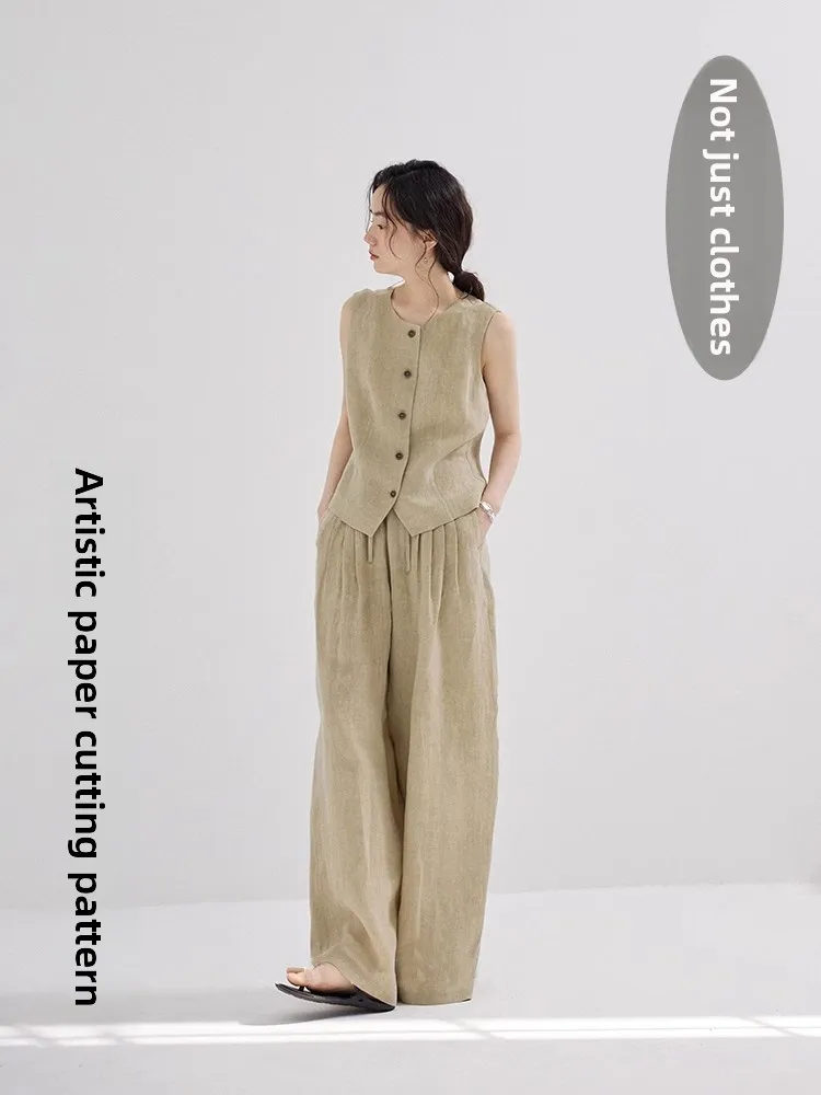 novo-conjunto-de-calcas-de-linho-f91-para-o-verao-com-top-de-manga-curta-e-calcas-de-perna-larga-servico-de-design-de-roupas