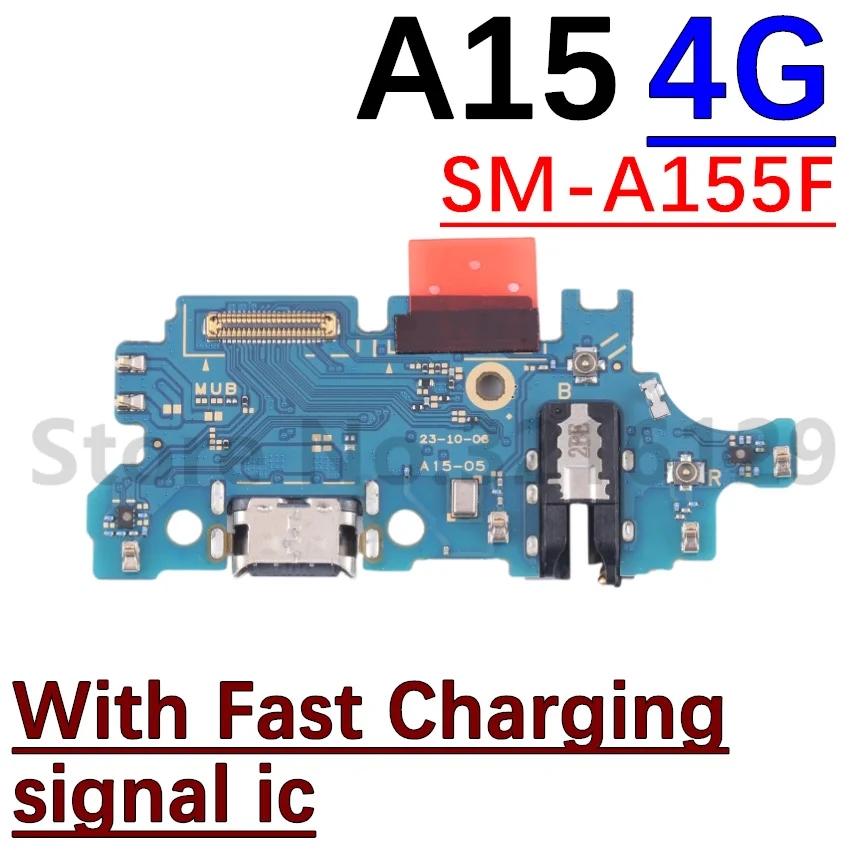 For Samsung Galaxy A55 A35 A25 A15 A05 A05s A04 A04e A04s USB Charge Charging Port Dock Connector Mic Board Flex Cable