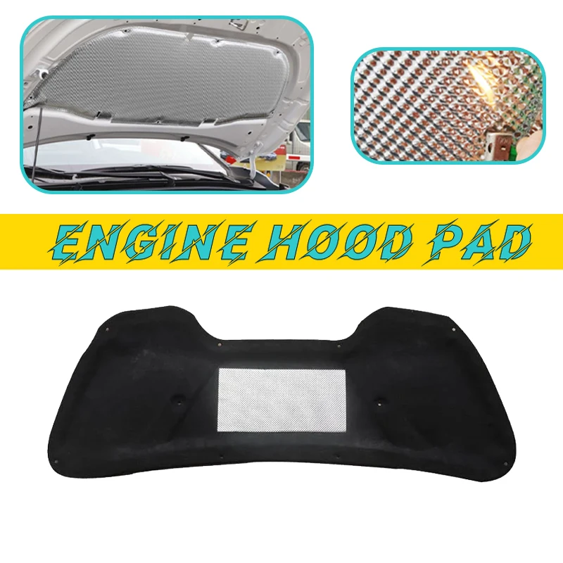 

Car Engine Hood Pad For Kia Sportage 3 SL 2011-2016 2012 2013 2014 Heat Insulation Cotton Mat Pat Fireproof Sound Accessories