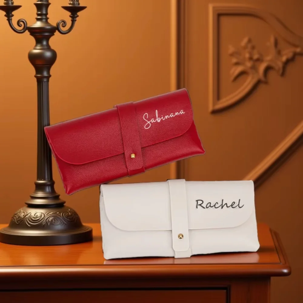 

Персонализированная кожаная сумка для очков