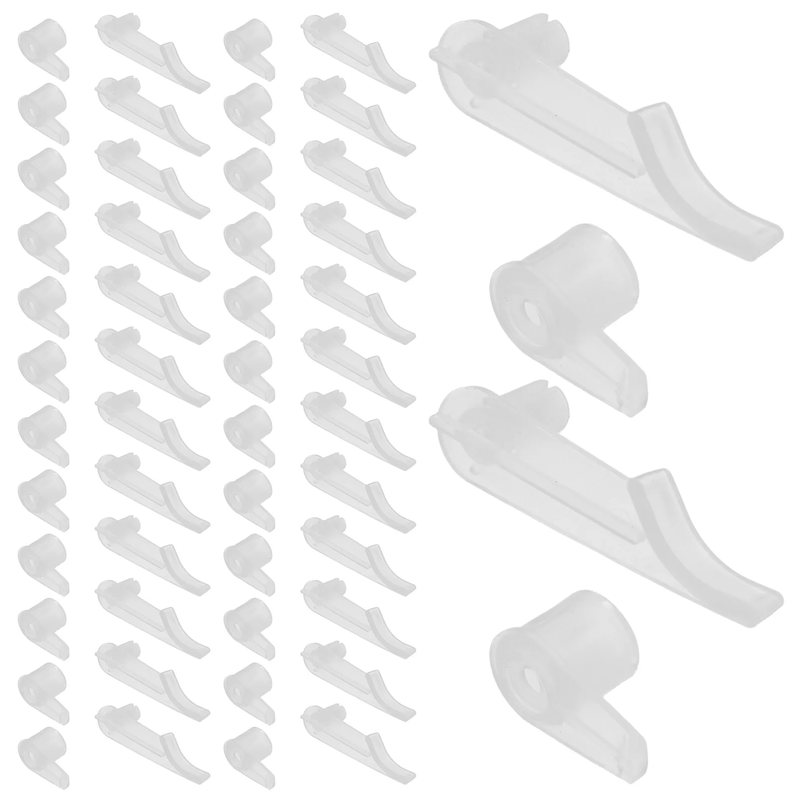 

100 шт., фиксированные зажимы для потолочного светильника, пластиковая пряжка, монтажные кронштейны, держатель абажура, аксессуары для скрытого монтажа