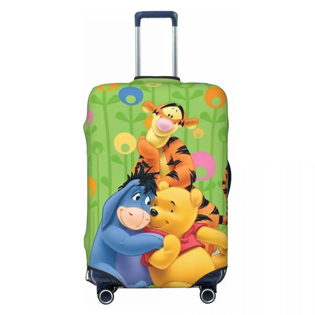 

Winnie Pooh Bear Animal Suitcase Cover Cruise Trip Protector Holiday Strectch Luggage Supplies