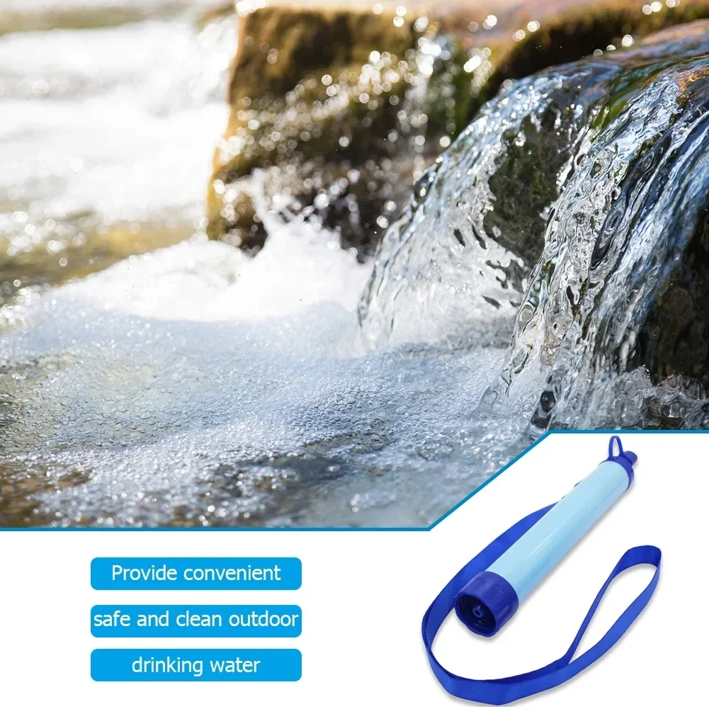 Outdoor Water Purifier Camping Hiking Emergency Life Portable Purifier Water Filter Suitable for Streams, Lakes Outdoors Camping