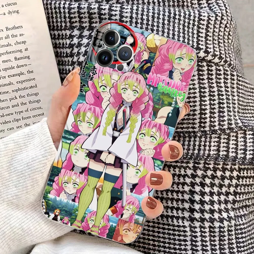 Kanroji Mitsuri Anime Phone Case For iPhone 15 14 11 12 13 Mini Pro XS Max Cover 6 7 8 Plus X XR SE 2020 Funda Shell