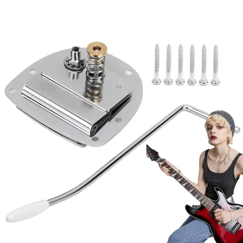 

Electric Guitar Tremolo Bridge Electric Guitar Spring Stabilizer Device Zinc Alloy String Instrument Parts Vintage Tailpiece