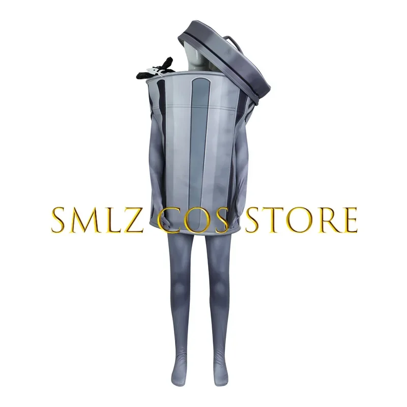 Lordly Trashcan Cosplay Game Honkai: Star Rail Costume Jumpsuit Set Funny Trash Can Play Uniform Set Halloween Party Outfit