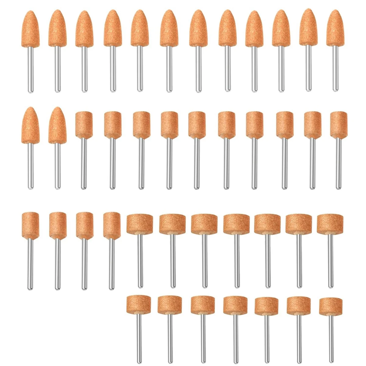 

ABUF 42PCS Sanding Bits for Dremel-Rotary Tool Kit, Grinding Stone Set with 1/8inch Shank, Ideal for Sharpening,Grindin