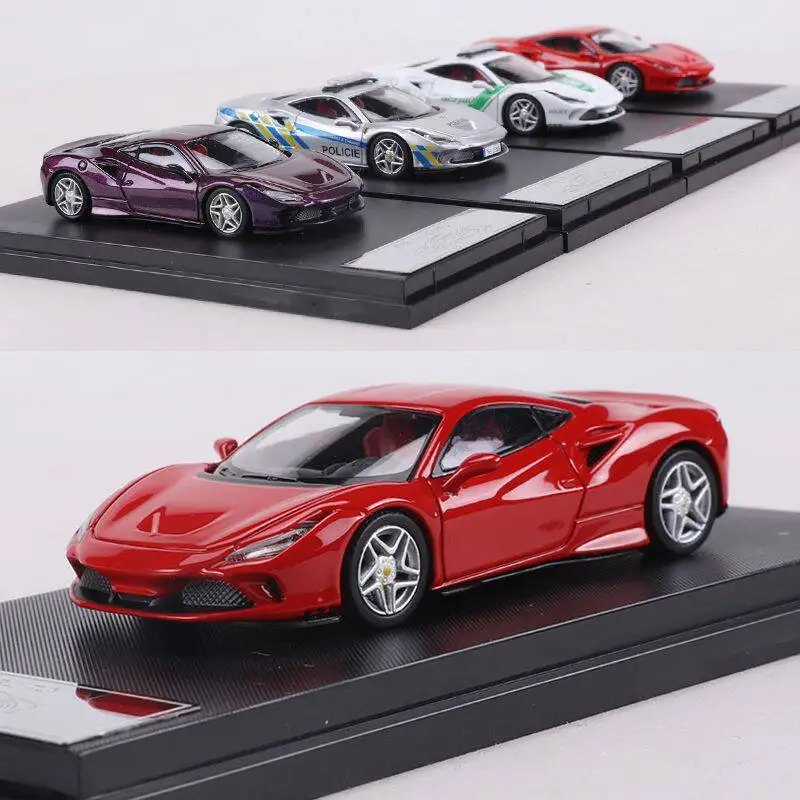 

Hone Model 1/64 F8 TRIBUTO alloy car model, a festival gift for children and a collectible ornament for adults.