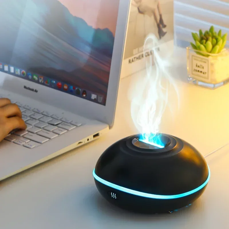 Hot Home Aromatherapy Air Humidifier diffuser Ultrasonic Mist perfume diffuser humidifier flame