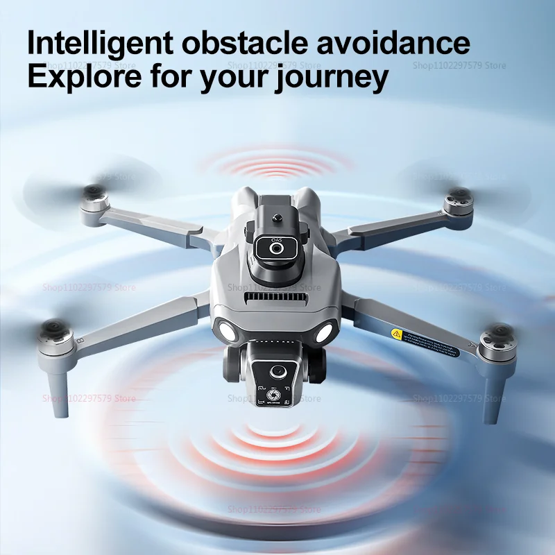 2025 신형 K19Max RC 드론 8K HD 카메라 5G GPS 광학 흐름 360도 회전 ° 소년 성인 장난감 Gif를 위한 레이저 장애물 회피 RC 헬리콥터