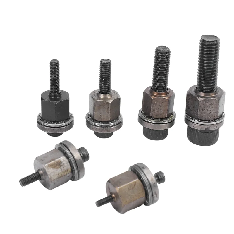 ABUL-24 Pz Mano Rivetto Dado Testa Dadi Installazione Semplice Rivettatrice Manuale Rivnut Strumento Accessorio Per Dadi M3 M5 M6 M8 M10