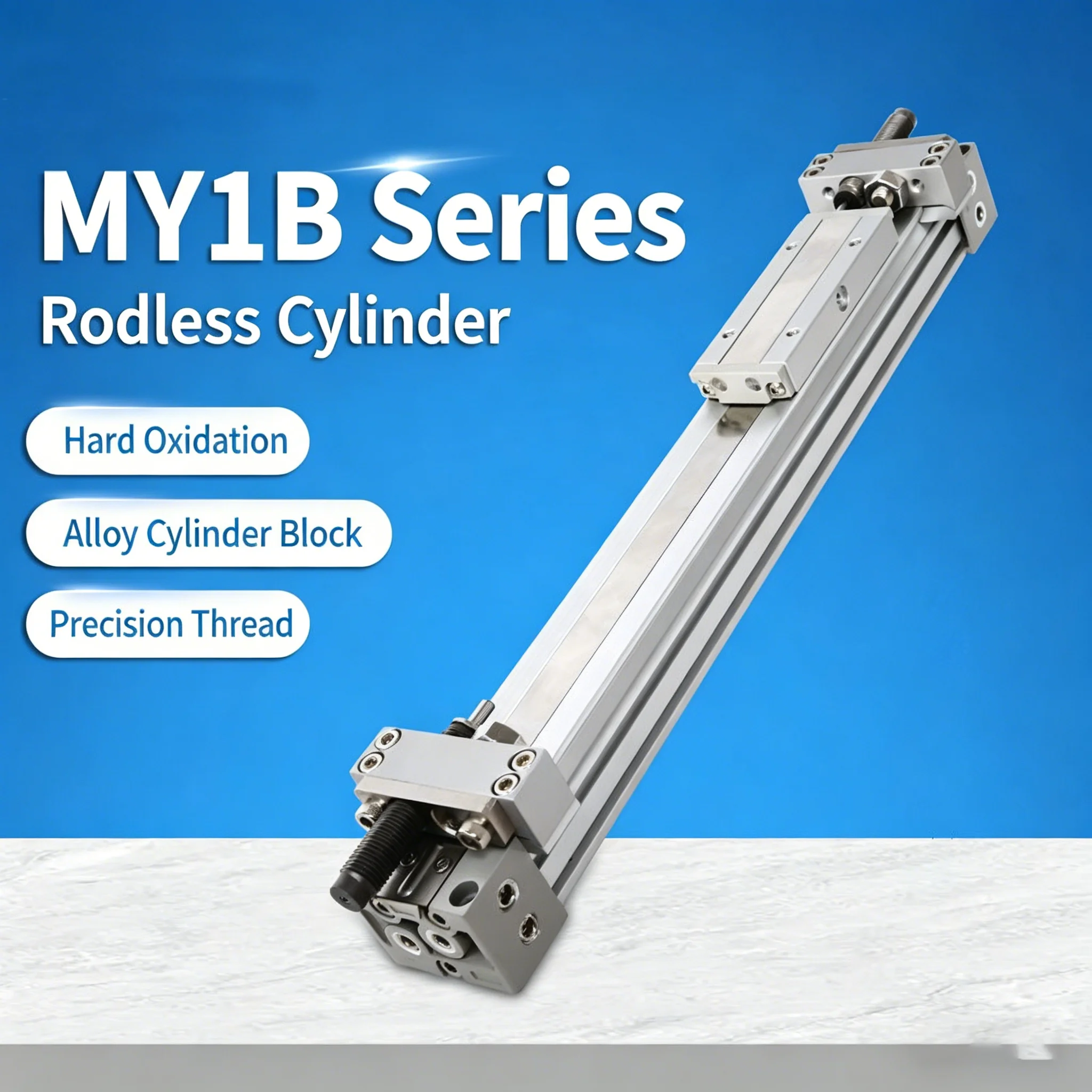 MY1B Series 16/20/25/32/40/50/63-300-400-500 Mechanical Long-stroke High-speed Rodless Cylinder
