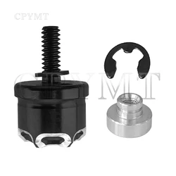 Chrome black Bolt Motorcycle Rear Passenger Seat Tab Screw Mount Accessorie fit For Harley Sportster Touring Softail CVO 96-2019