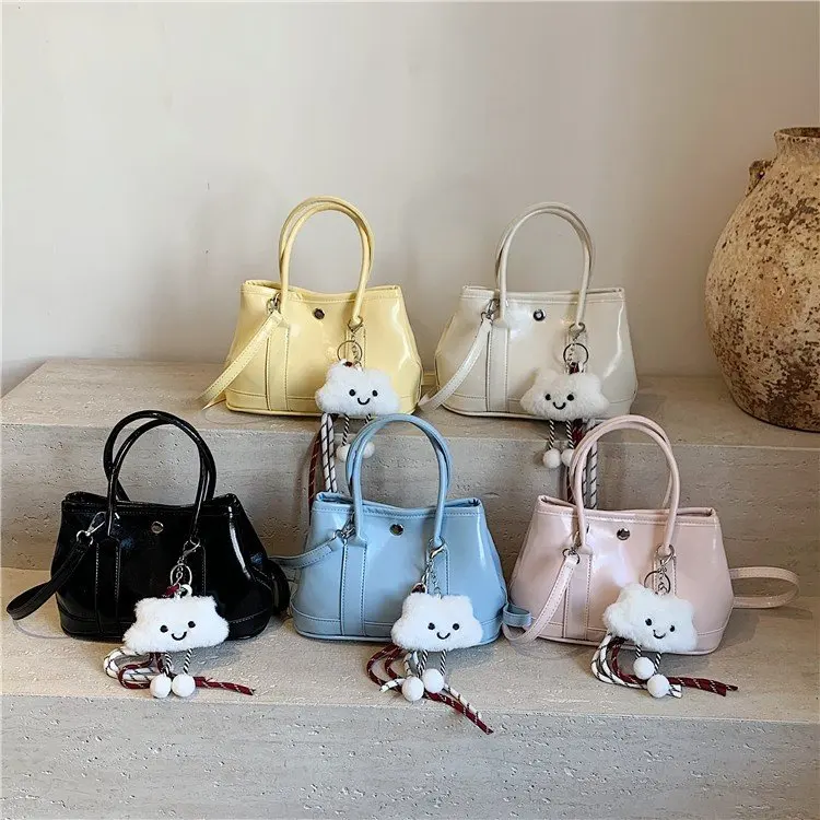 

2026 New Korean Macaron Women's Bag Commute Magnetic Top-handle Crossbody Bag