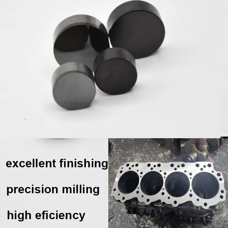 Inserções CBN sólidas da cabeça do cilindro Resurface 1/2 ''3/8'' fresas RNMN 0904 1207 placa giratória para ferro fundido aço endurecido