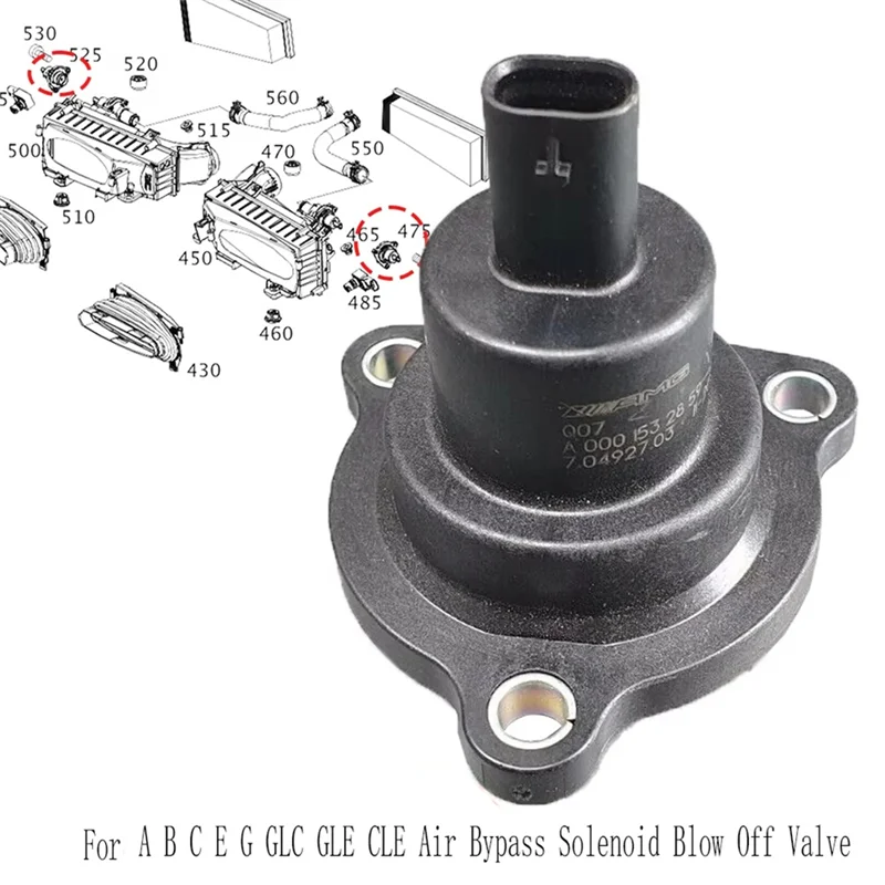 

A0001532859 Intercooler Blow Off Solenoid Valve For Benz A B C E G GLC GLE CLE Air Valve