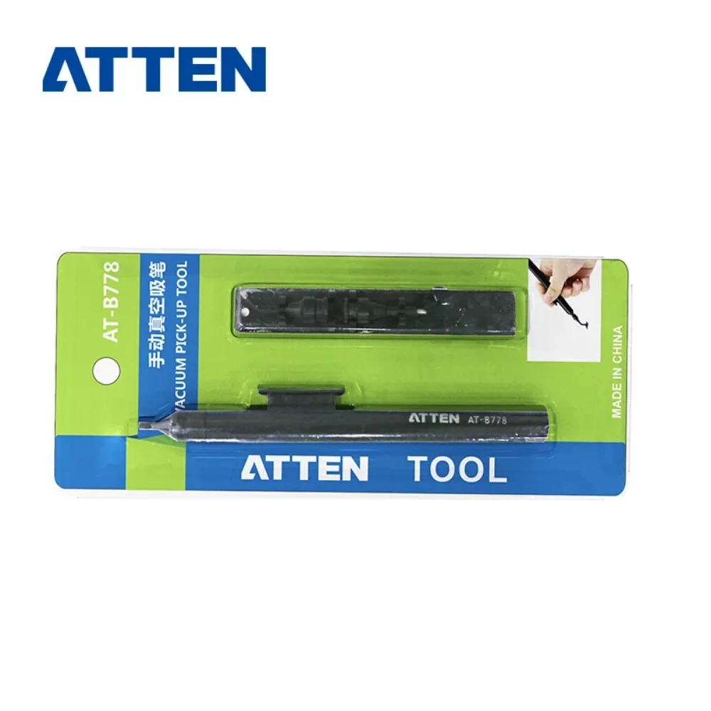 ATTEN AT-B778 Antistatic Manual Vacuum Suction Pen BGA Chip IC Pickup Tool and Lens Crystal Suction Pick Up Sucker