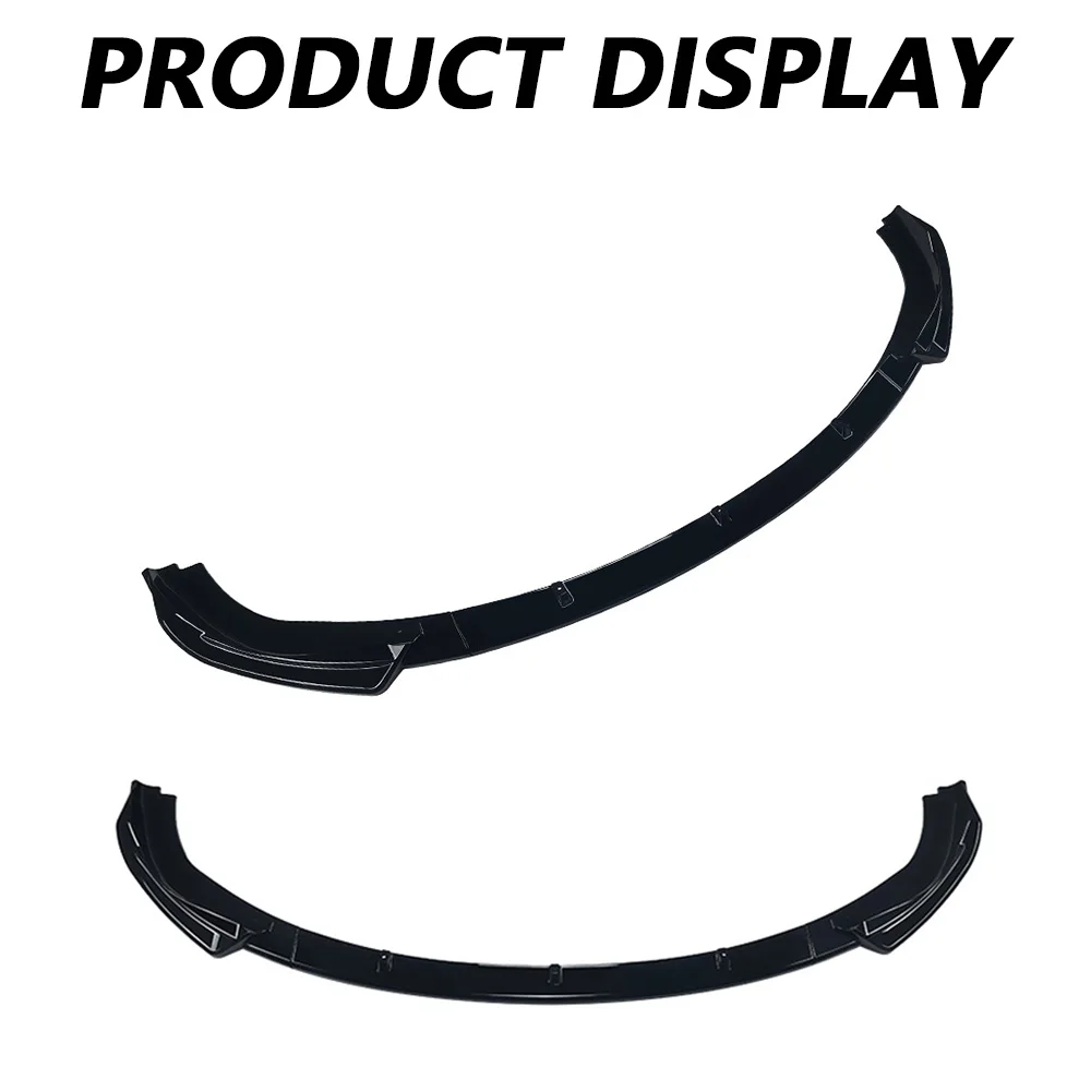 شفة ممتصة للصدمات الأمامية لسيارات BMW 5 Series E60 E61 LCI 2008-2010 لامعة سوداء رياضية شفة ممتصة للصدمات سبويلر ملحقات الشفة الأمامية تحديث السيارة #5