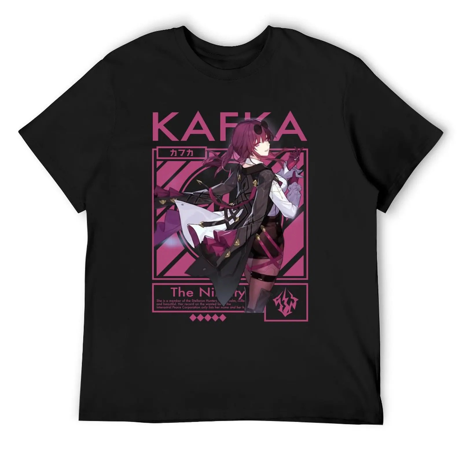 

HONKAI STAR RAIL KAFKA T-Shirt street wear cute clothes graphic shirts plus size men clothing