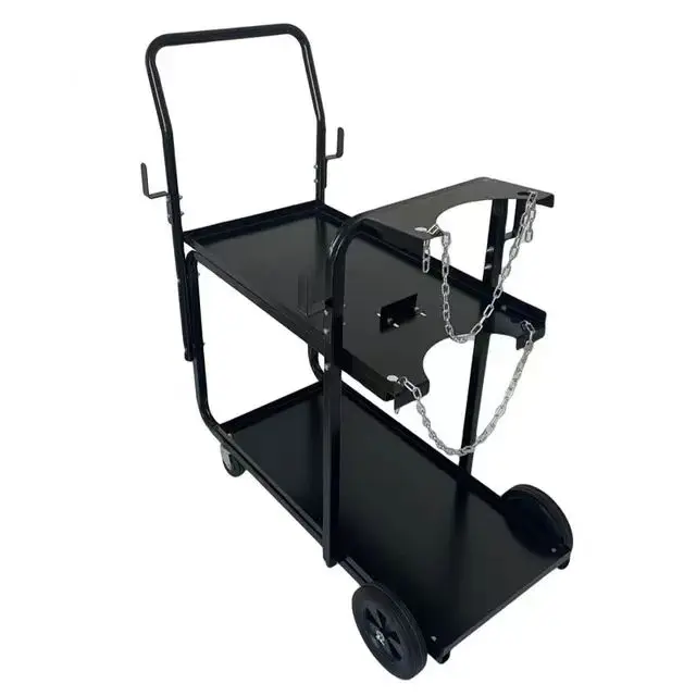 Gas shielding welding trolley two shielding welding mobile cart auto repair mobile welding cart welding machine trolley