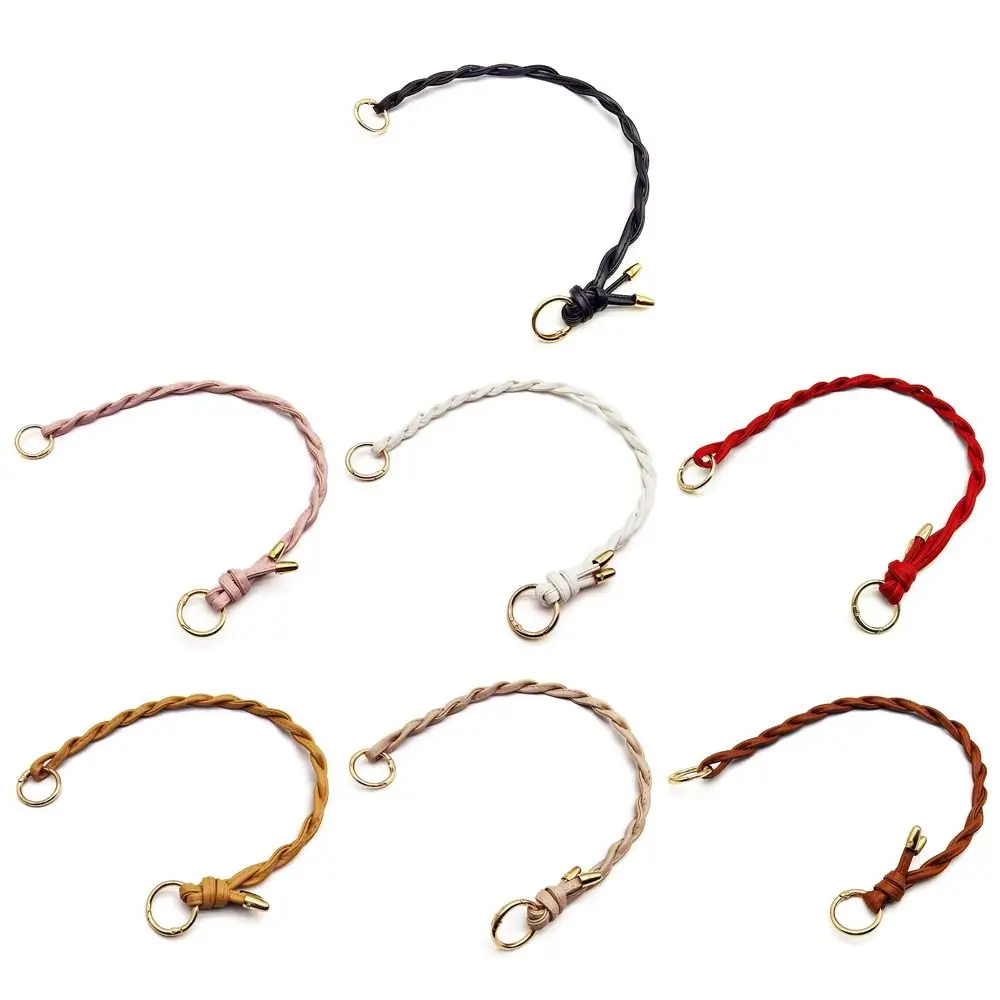2pcs PU Leather Shoulder Bag Strap Double Braid Detachable Strap Handbag Strap Braided Design Durable Material Purse Belt
