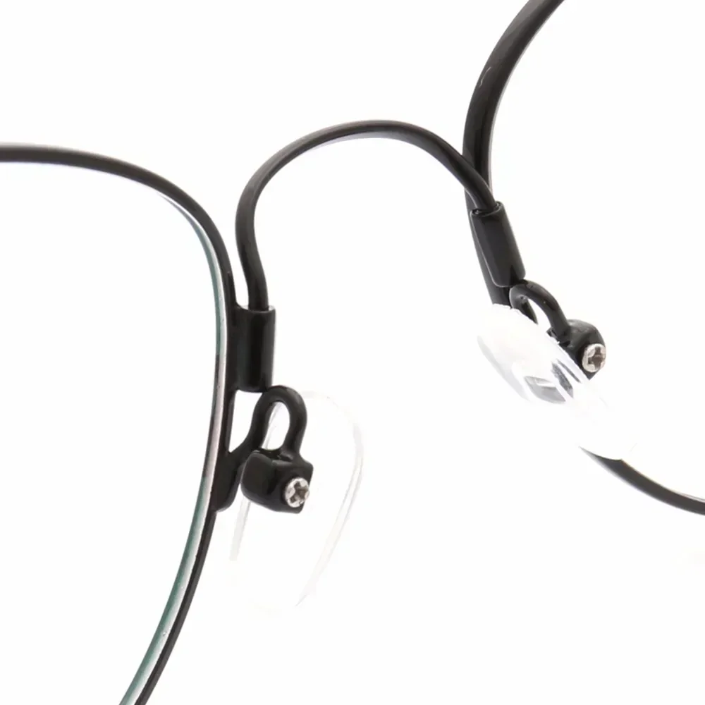 Men's Fashion round Optical Frames Memory Titanium Eyeglasses Male Circle Striped Prescription Myopia Glasses 5504
