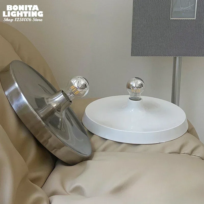 Retro Ripple Round Disc Wandleuchte für Flur, Eingang, Restaurant, Schlafzimmer, Mid-Century-Design, Heimbeleuchtung