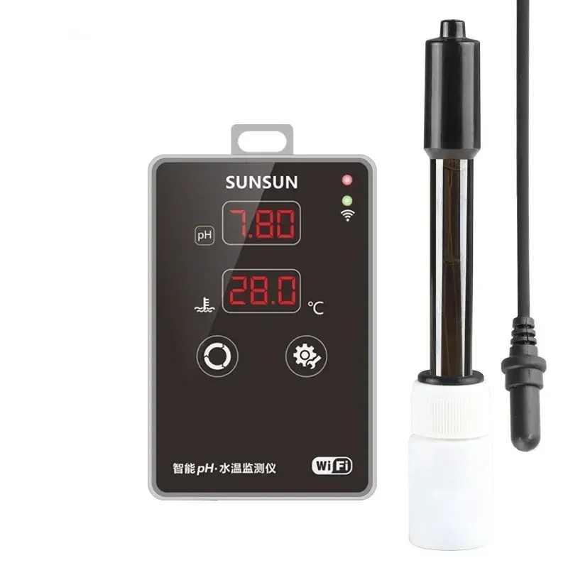 

Temperature Detector PH Value Meter Aquarium Water Thermometer Fish Tank High-precision PH Test Pen Tester Aquarium Accessories